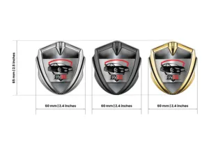 3d Metal Emblem Tuning Style Shiny 3D Decal